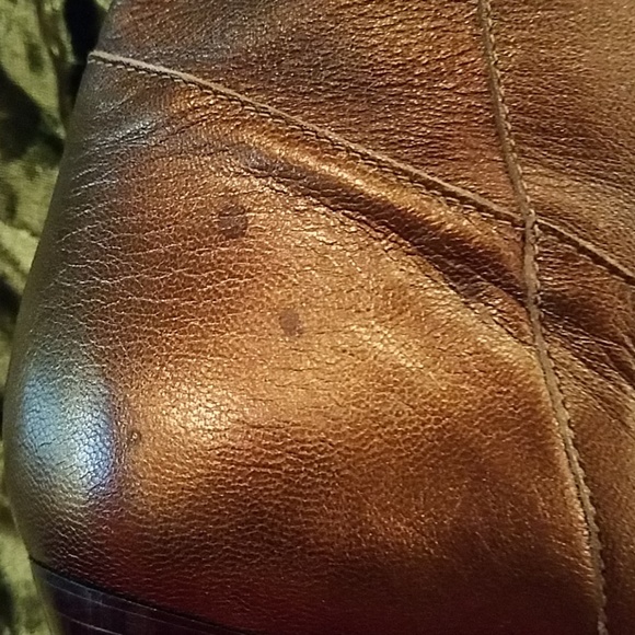 Gianni Bini Western flare leather boots - Picture 6 of 8